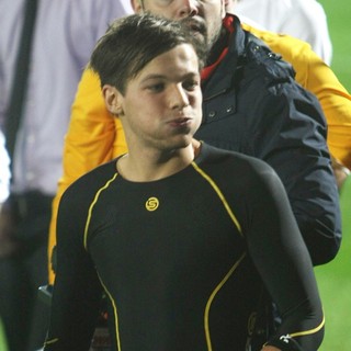 Louis Tomlinson, One Direction in Louis Tomlinson Taking Part in A Charity Football Match