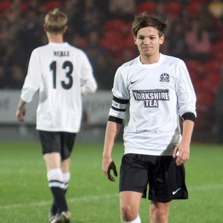 Louis Tomlinson, One Direction in Louis Tomlinson Taking Part in A Charity Football Match
