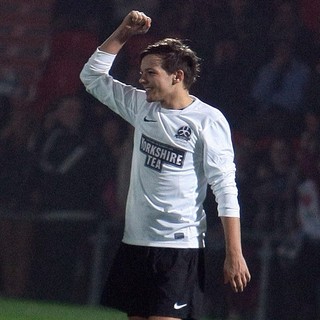 Louis Tomlinson, One Direction in Louis Tomlinson Taking Part in A Charity Football Match