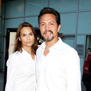 Talisa Soto, Benjamin Bratt in The "Love Ranch" LA Premiere