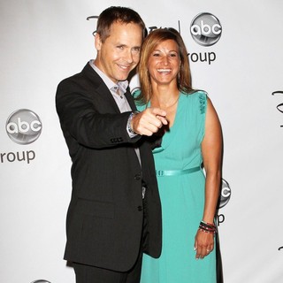 Chad Lowe, Kim Painter in 2011 Disney ABC Television Group Host Summer Press Tour