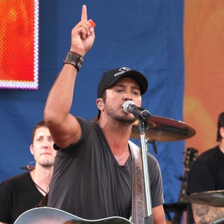 Luke Bryan in Luke Bryan Performs Live as Part of Good Morning America's Summer Concert Series