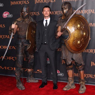 Luke Evans in Immortals 3D Los Angeles Premiere