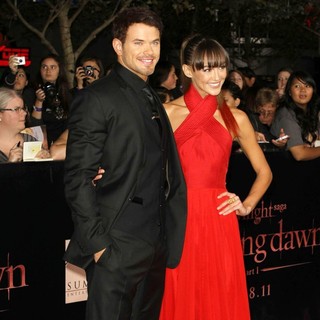 Kellan Lutz, Sharni Vinson in The Twilight Saga's Breaking Dawn Part I World Premiere