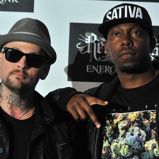 Benji Madden, Dizzee Rascal in Kerrang! Awards 2012 - Arrivals