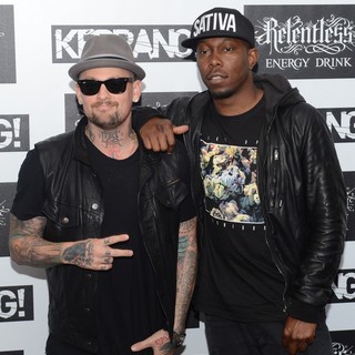 Benji Madden, Dizzee Rascal in Kerrang! Awards 2012 - Arrivals