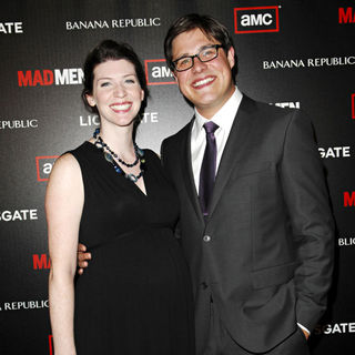 Virginia Donohoe, Rich Sommer in AMC's "Mad Men" Season 4 Premiere - Arrivals