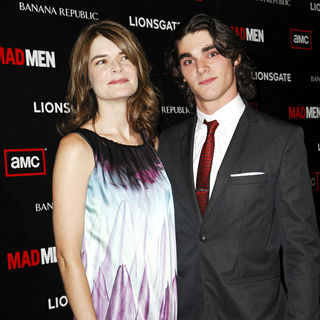 Betsy Brandt, RJ Mitte in AMC's "Mad Men" Season 4 Premiere - Arrivals