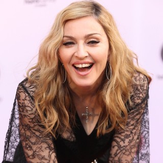 Madonna in The Launch of The Hard Candy Fitness Club