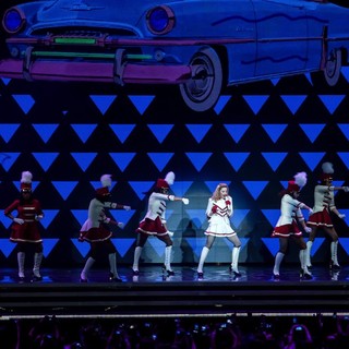 Madonna in Madonna Performs Live During Her First MDNA Concert on Her World Tour