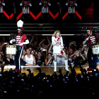 Madonna in Madonna Performs Live During Her First MDNA Concert on Her World Tour