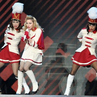 Madonna in Madonna Performing of Her MDNA World Tour