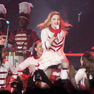 Madonna in Madonna Performing of Her MDNA World Tour