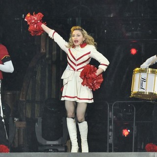 Madonna in Madonna Performing of Her MDNA World Tour