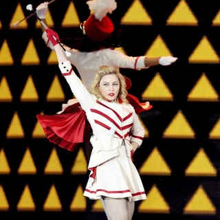 Madonna in Madonna Performing for Her MDNA World Tour