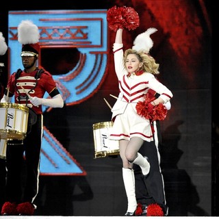 Madonna in Madonna Performing for Her MDNA World Tour