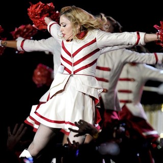 Madonna in Madonna Performing for Her MDNA World Tour