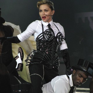Madonna in Madonna Performs During Her MDNA Tour