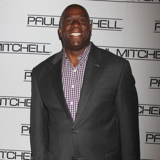 Magic Johnson in The 27th Annual Paul Mitchell Hair School Caper Event - magic-johnson-27th-annual-paul-mitchell-hair-school-caper-event-02
