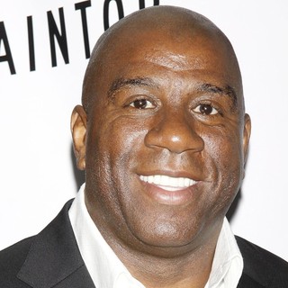 Magic Johnson in Opening Night of The Broadway Play The Mountaintop - Arrivals