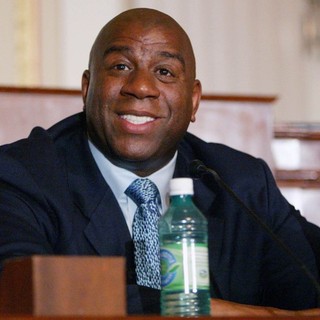 Magic Johnson in Magic Johnson Speaks at A Forum on Capitol Hill: Future Directions in The Fight Against HIV-AIDS