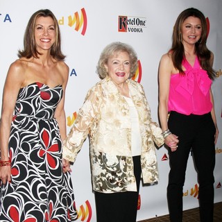 Wendie Malick, Betty White, Jane Leeves in The 23rd Annual GLAAD Media Awards
