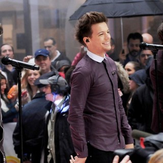 Zayn Malik, Louis Tomlinson, Harry Styles, One Direction in One Direction Performing Live on The Today Show
