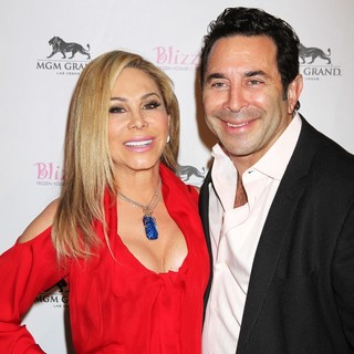 Adrienne Maloof, Paul Nassif in The Grand Opening of Blizz Frozen Yogurt