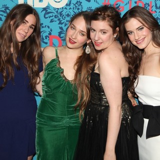 Zosia Mamet, Jemima Kirke, Lena Dunham, Allison Williams in The New York Premiere of HBO's Girls