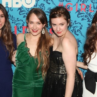 Zosia Mamet, Jemima Kirke, Lena Dunham, Allison Williams in The New York Premiere of HBO's Girls