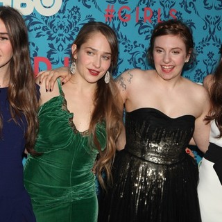 Zosia Mamet, Jemima Kirke, Lena Dunham, Allison Williams in The New York Premiere of HBO's Girls