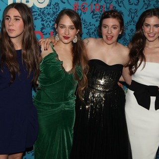 Zosia Mamet, Jemima Kirke, Lena Dunham, Allison Williams in The New York Premiere of HBO's Girls