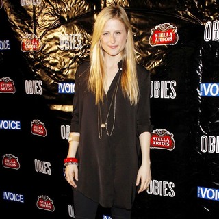 Mamie Gummer in The 56th Annual Village Voice Obie Awards Ceremony - Press Room