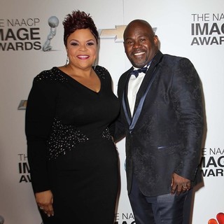 Tamela Mann, David Mann in The 44th NAACP Image Awards