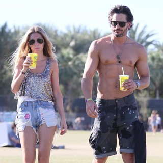 Audra Marie, Joe Manganiello in Celebrities at The 2012 Coachella Valley Music and Arts Festival - Week 2 Day 2