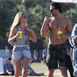 Audra Marie, Joe Manganiello in Celebrities at The 2012 Coachella Valley Music and Arts Festival - Week 2 Day 2