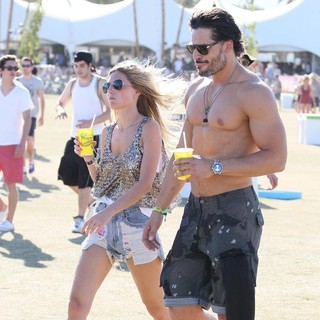 Audra Marie, Joe Manganiello in Celebrities at The 2012 Coachella Valley Music and Arts Festival - Week 2 Day 2