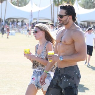 Audra Marie, Joe Manganiello in Celebrities at The 2012 Coachella Valley Music and Arts Festival - Week 2 Day 2