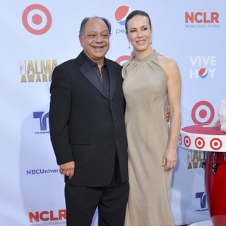 Cheech Marin, Natasha Rubin in 2012 NCLR ALMA Awards - Arrivals