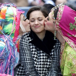 Marion Cotillard in Harvard University's Hasty Pudding Theatricals 2013 Woman of The Year Parade Ceremony