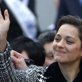 Marion Cotillard in Harvard University's Hasty Pudding Theatricals 2013 Woman of The Year Parade Ceremony