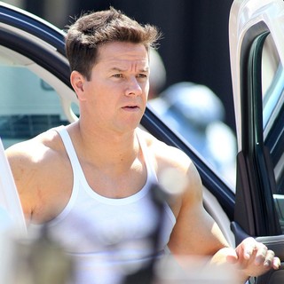 Mark Wahlberg in Films A Chase Scene for The Movie Pain and Gain