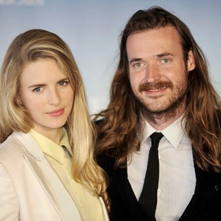 Brit Marling, Mike Cahill in 37th Deauville American Film Festival - Another Earth - Photocall