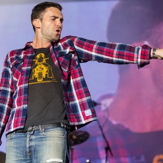 Adam Levine, Maroon 5 in Maroon 5 Rock in Rio Lisboa at Parque da Bela Vista - Day 3