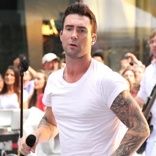 Adam Levine, Maroon 5 in Maroon 5 Perform Live as Part of The Today' Show's Concert Series