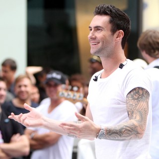 Adam Levine, Maroon 5 in Maroon 5 Perform Live as Part of The Today' Show's Concert Series