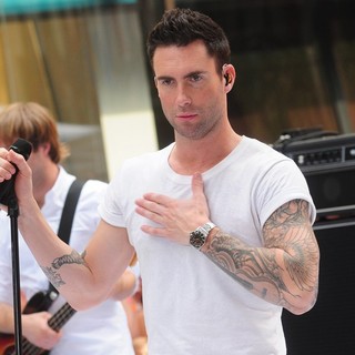 Adam Levine, Maroon 5 in Maroon 5 Perform Live as Part of The Today' Show's Concert Series