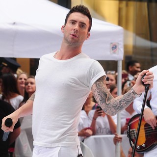 Adam Levine, Maroon 5 in Maroon 5 Perform Live as Part of The Today' Show's Concert Series