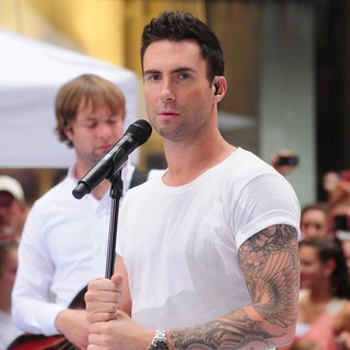 Michael Madden, Adam Levine, Maroon 5 in Maroon 5 Perform Live as Part of The Today' Show's Concert Series