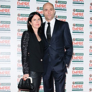 Liza Marshall, Mark Strong in The Empire Film Awards 2012 - Arrivals